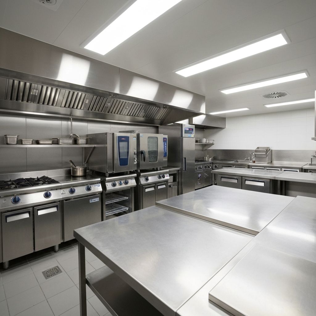 Modern commercial restaurant interior